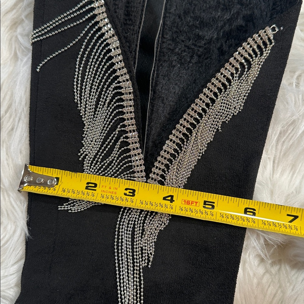 Rhinestone Fringe Cowgirl Boots - Picture 13 of 14